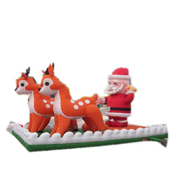 outdoor christmas inflatable reindeer